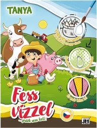 maluj vodou farma – omalovánky a4 (maďarská verze)