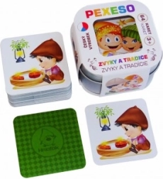 Pexeso Zvyky a Tradice Voděodolné v Plechové Krabičce