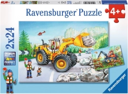 Ravensburger puzzle Těžká technika v akci 2×24 dílků
