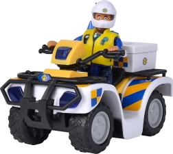 Smoby Požárník Sam policejní čtyřkolka s figurkou Malcolma