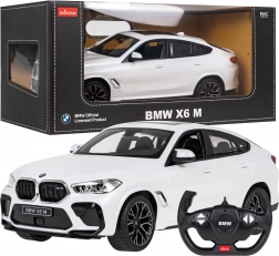 Rastar BMW X6 M 1:14 RC auto s dálkovým ovládáním 2,4 GHz – Bílá