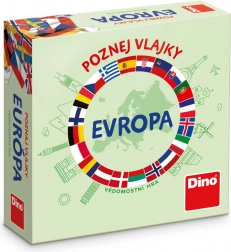 Dino Cestovní hra Poznej vlajky Evropy