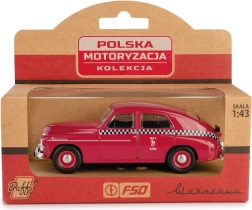 Model vozu PRL Warszawa M20 taxi višňová