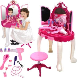Toaletní stolek s MP3 vstupem GIRL+ a kouzelnou hůlkou