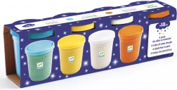 Djeco barevná metalická modelína s odlesky