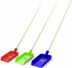 plastová lopata s dřevěnou rukojetí wader-polesie