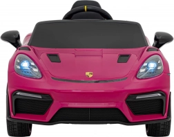 Dětské elektrické auto Porsche 718 Spyder RS s panelem MP4 – Růžová