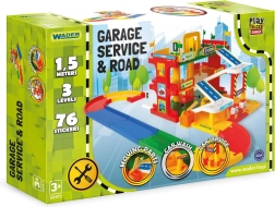 Garážový servis WADER, třípatrová dráha 1,5 m se 2 auty