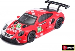 Kovový model bburago porsche 911 rsr lm 2020 1:43 v dekorativní krabičce