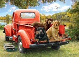 Puzzle Kamarádi na rybách 1000 dílků