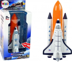 Kosmická raketa a kovový raketoplán s efekty světla a zvuku AEROSPACE