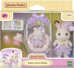 Sylvanian Families spící sourozenci – čokoládoví králíčci