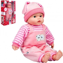 Mluvící a zpívající dětská panenka PlayTo Agatka 46 cm