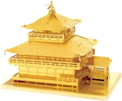 Metal earth 3D puzzle chrám kinkaku-ji – zlatá edice