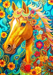 Puzzle Kvetoucí hříva 1000 dílků