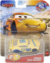 Pojízdné vozy měnící barvu, Dinoco inspirované filmem Auta od DisneyPixar
