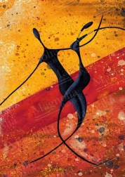 Puzzle africký pár 1000 dílků