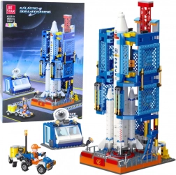 Stavebnice vesmírná stanice s raketou, 668 dílků