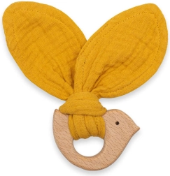 Kousátko New Baby Bird hořčicové