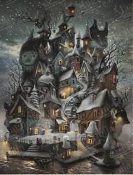 Puzzle magnolia ostrov Willoville 1000 dílků