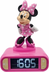 Dětský budík s 3D nočním světlem MINNIE
