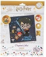 Crystal Art pohlednice – HARRY POTTER Family 18 × 18 cm