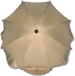 slunečník na kočárek – béžový