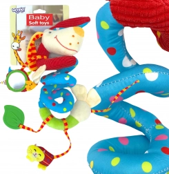 Woopie Baby závěsná spirála na kočárek pejsek