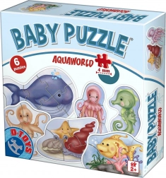 D-Toys baby puzzle Podmořský svět 6v1 (2–5 dílků)