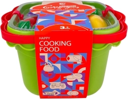 Košík s krájecím ovocem a zeleninou, sada pro děti
