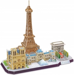 3D puzzle CityLine panorama Paříž 114 dílků