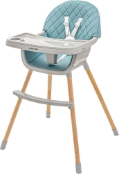Jídelní židlička Baby Mix Freja dřevěná tlumená zelená