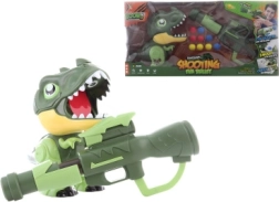 Střelecká sada s dinosaurusem a míčky na baterie
