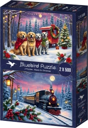 Bluebird puzzle Vánoce přicházejí 2×500 dílků