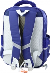 Dětský školní batoh s nášivkami s dinosaury, námořnická modrá