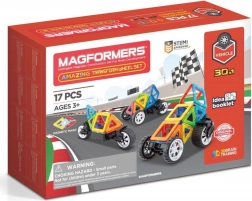 Magnetická stavebnice MAGFORMERS Transform Wheel Buggy, 17 dílků