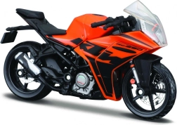 Model kovového motocyklu KTM RC390 s podstavcem 1:18