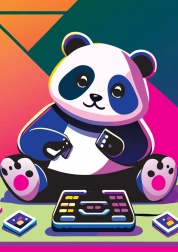 Puzzle veselá panda 1000 dílků