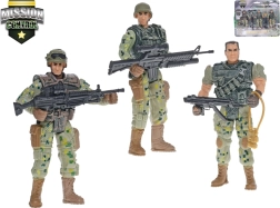 Sada vojáků Mission Control 10 cm – 3 figurky se zbraněmi