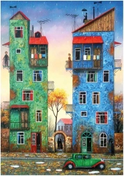 Puzzle Podzimní déšť 1000 dílků