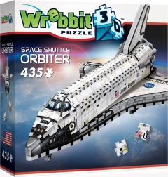 wrebbit 3d puzzle raketoplán orbiter – vesmírný raketoplán, 435 dílků