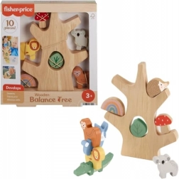 Dřevěné balanční stromové kostky Fisher-Price