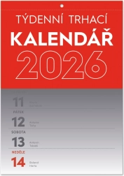 Nástěnný kalendář Týdenní 2026 A5