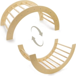 Lezecký oblouk 2v1 přírodní pro děti