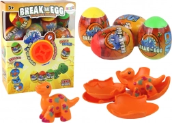 Vylíhávací dinosauří vajíčka s barevnou skořápkou - sada 12 ks