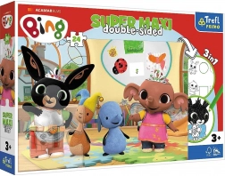 Puzzle Super Maxi oboustranné Bing a přátelé