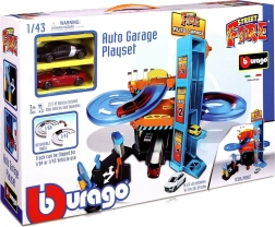 Bburago downhill auto garáž se sjezdem a výtahem 1:43
