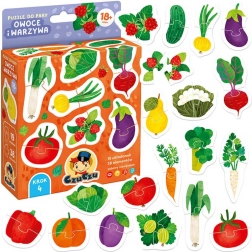 CzuCzu puzzle do páru – ovoce a zelenina, 19 dvojic, 18m+