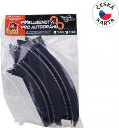 Náhradní díly pro autodráhu 1:64 - 4 kusy