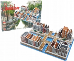 3D puzzle Amsterodam Canal District 107 dílků